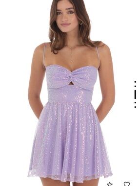 NWT Lucy in the Sky Sequin Twist A-line Dress